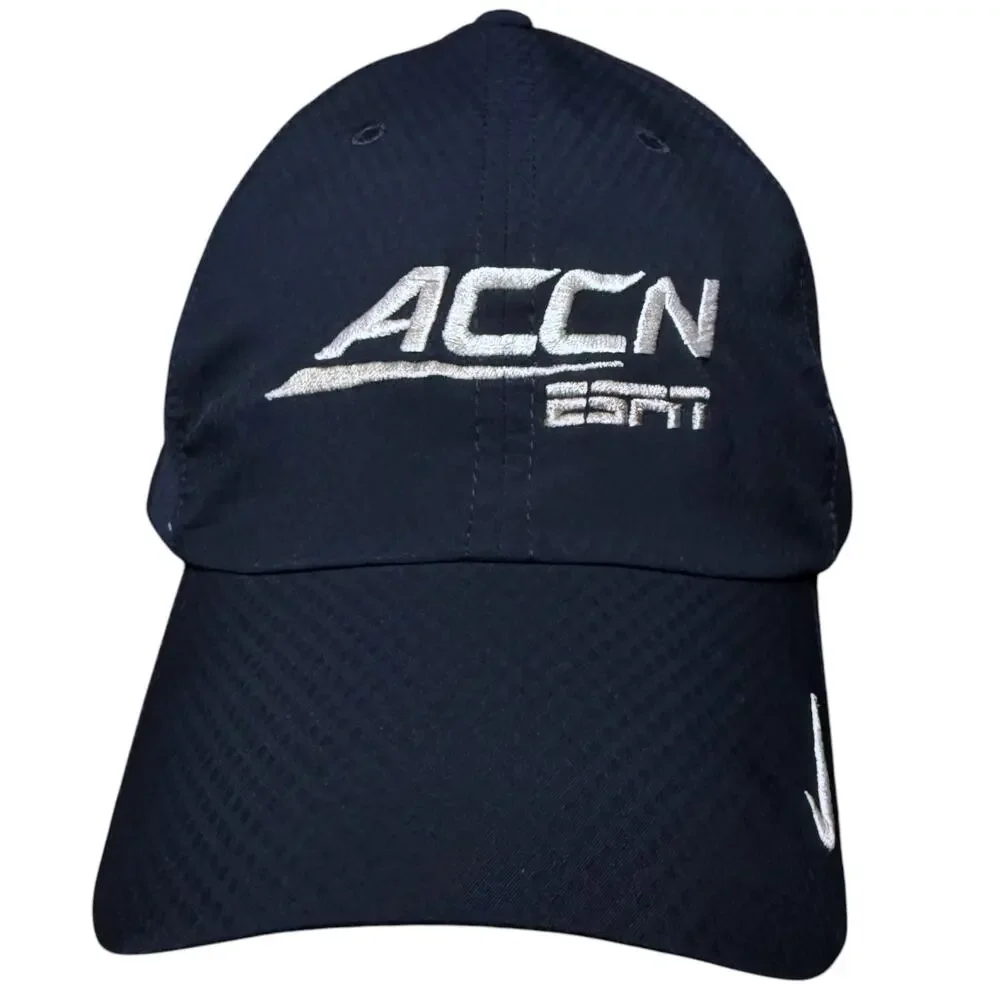Nike Heritage 86 Dri-Fit Blue ESPN ACCN Navy Blue Adjustable Hat Cap Golf